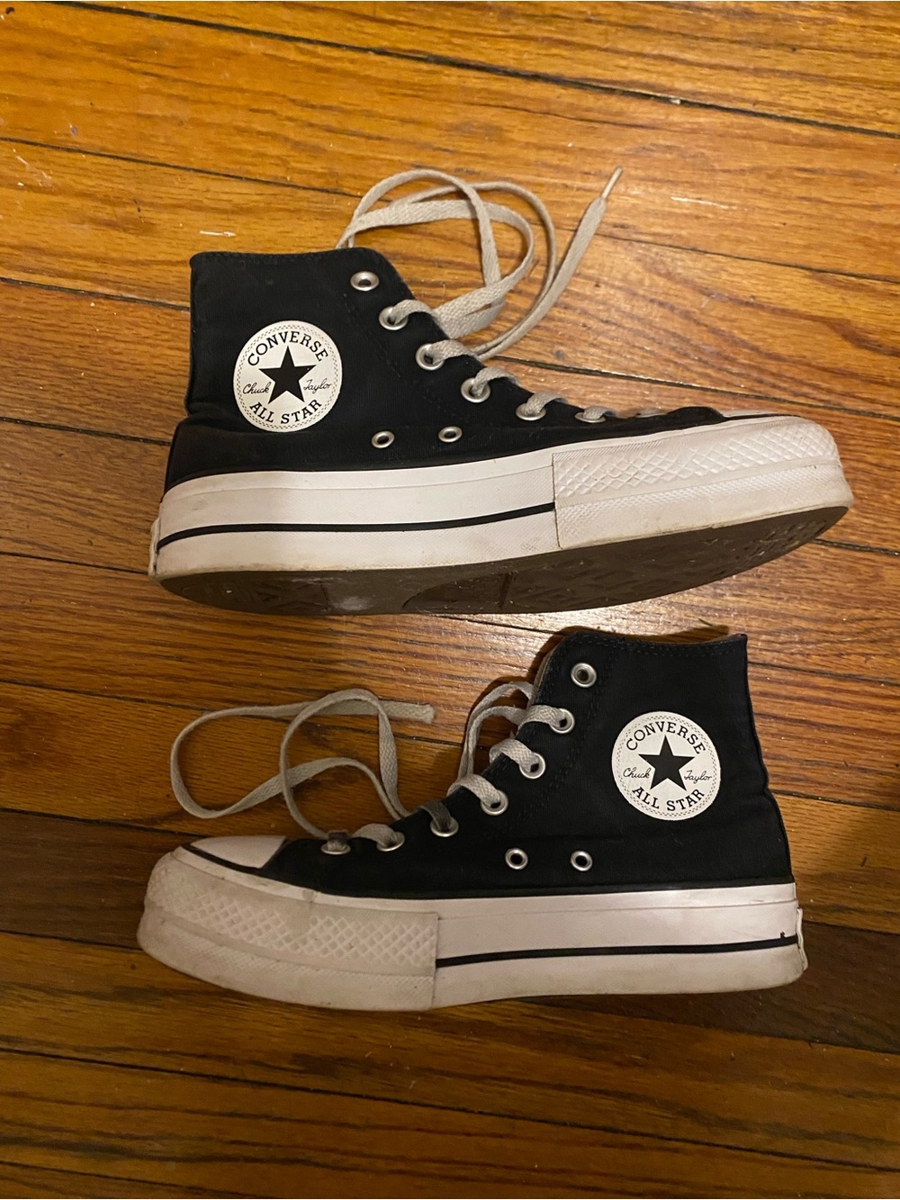 Converse Black and White Kids High-Top Sneakers